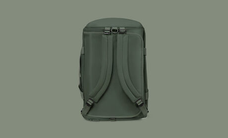 Convertible into backpack