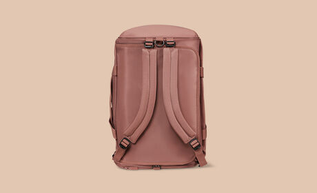 Convertible into backpack