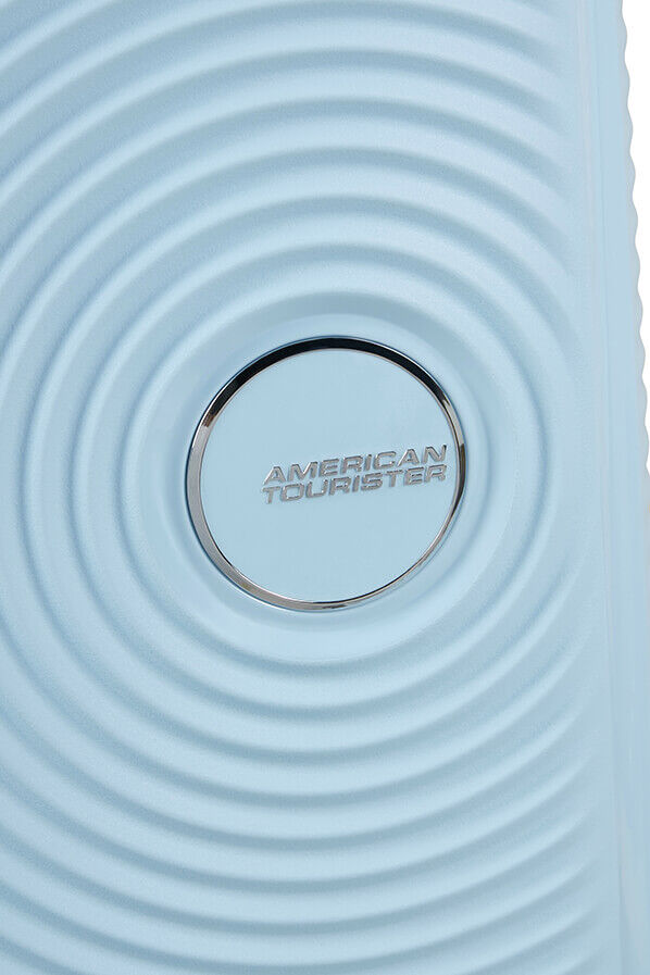 American Tourister Soundbox Mini Spinner 47cm  Pastel Blue American Tourister Soundbox Mini Spinner 47cm  Pastel Blue