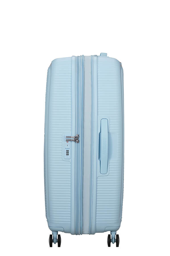 American Tourister SoundBox Spinner TSA Expandable 77cm  Pastel Blue American Tourister SoundBox Spinner TSA Expandable 77cm  Pastel Blue