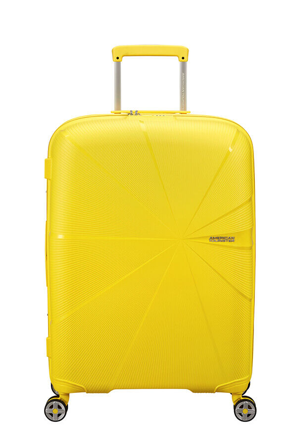 American Tourister Starvibe Spinner Expandable TSA 67cm Electric Lemon