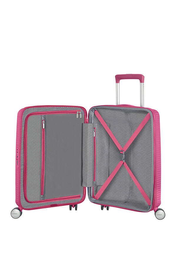 American Tourister Soundbox Spinner TSA Expandable 55cm  Magenta
