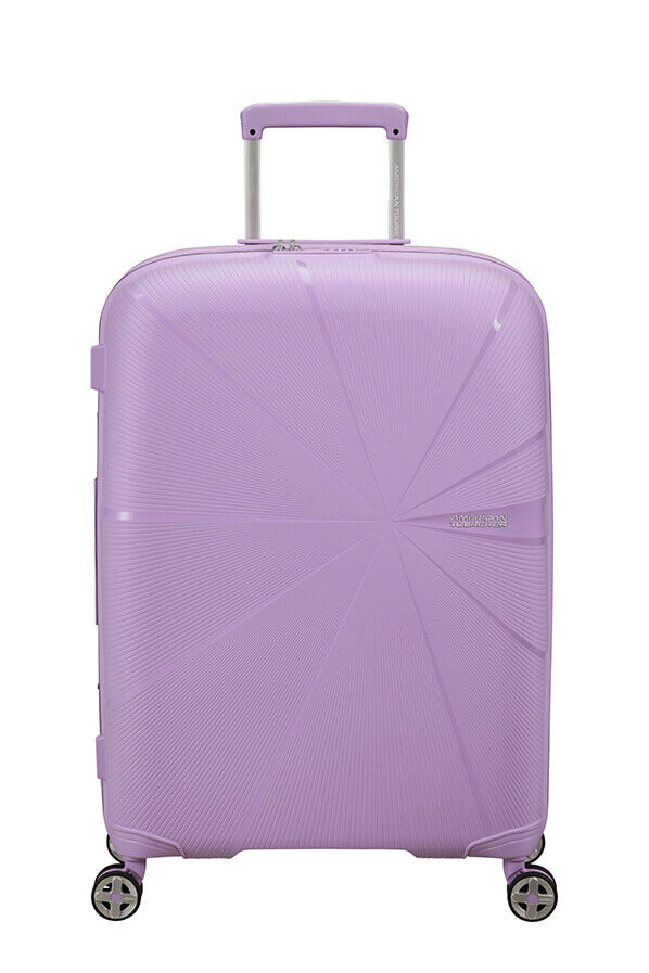 American Tourister Starvibe Spinner Expandable TSA 67cm Digital Lavender