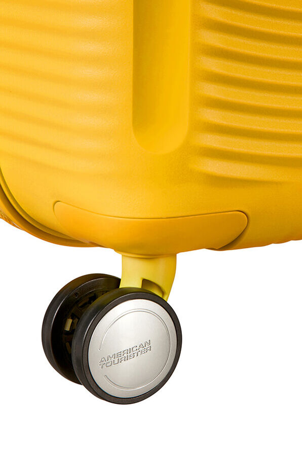 American Tourister Soundbox Spinner 55  Golden Yellow American Tourister Soundbox Spinner 55  Golden Yellow