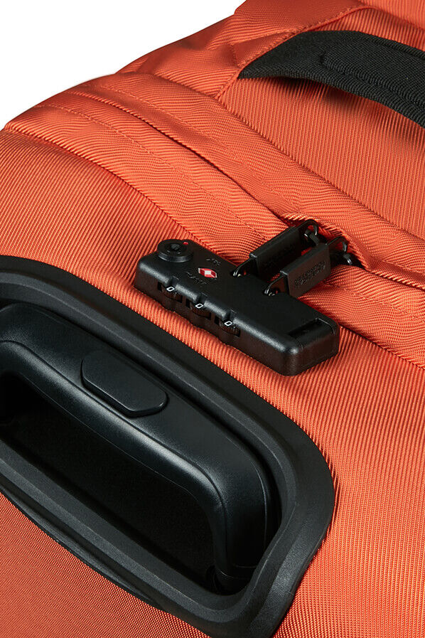 American Tourister Urban Track Duffle with Wheels S  Radiant Orange American Tourister Urban Track Duffle with Wheels S  Radiant Orange
