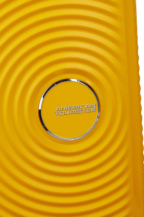 American Tourister Soundbox Mini Spinner 47cm  Golden Yellow American Tourister Soundbox Mini Spinner 47cm  Golden Yellow