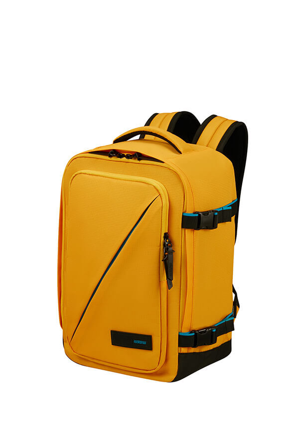 American tourister yellow backpack deals
