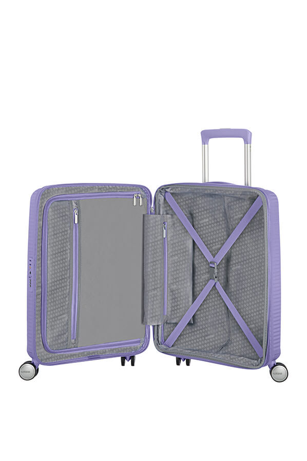 American Tourister Soundbox Spinner Expandable 55cm  Lavender American Tourister Soundbox Spinner Expandable 55cm  Lavender