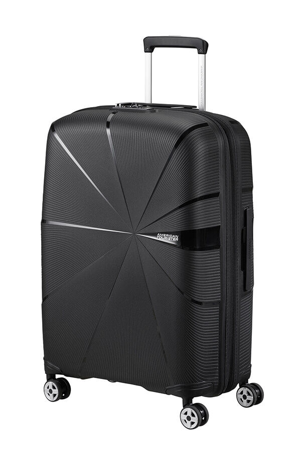 American Tourister Starvibe Spinner Expandable TSA 67cm Schwarz American Tourister Starvibe Spinner Expandable TSA 67cm Schwarz