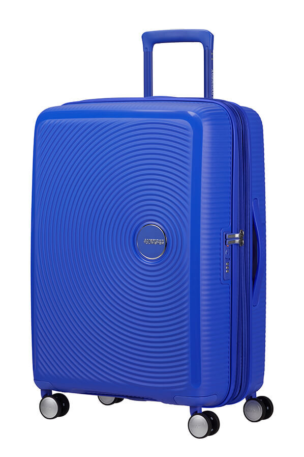 American Tourister SoundBox Spinner Expandable 67cm  Cobalt Blue American Tourister SoundBox Spinner Expandable 67cm  Cobalt Blue