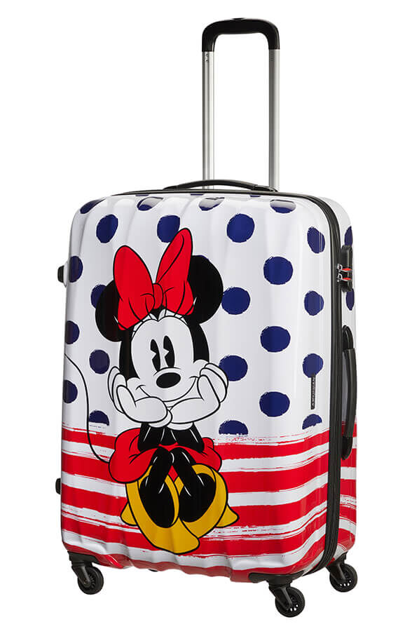 American Tourister Disney Legends Spinner 75cm  Minnie Blue Dots