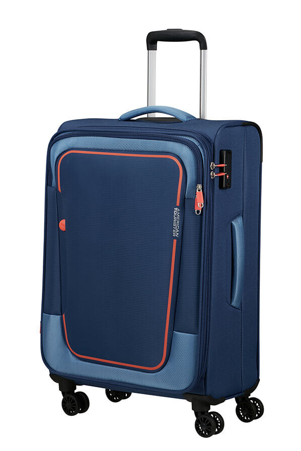 American Tourister Pulsonic Spinner Expandable 68cm  Combat Navy