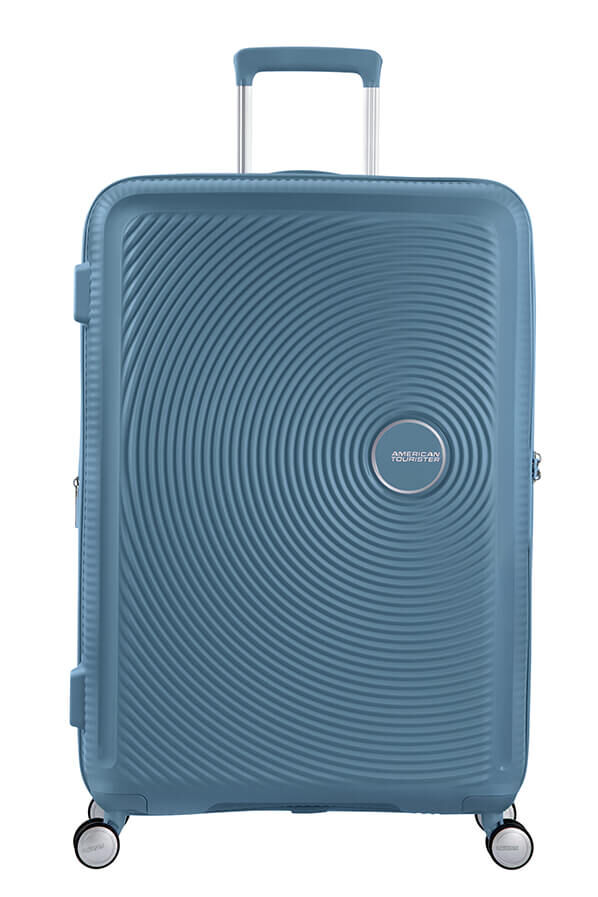 American Tourister Soundbox Spinner Expandable 77cm  Stone Blue American Tourister Soundbox Spinner Expandable 77cm  Stone Blue