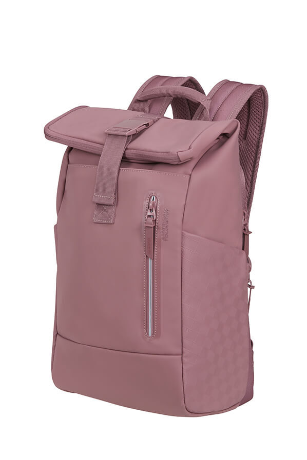 Urban Tide Backpack 14'' rolltop 14" | American Tourister Urban Tide Rolltop Laptop Backpack 14'  Galactic Mauve