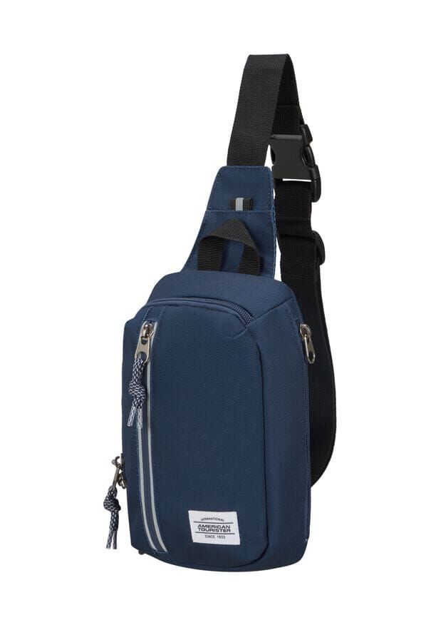 American Tourister Brightup Sling Bag Zip  Navy