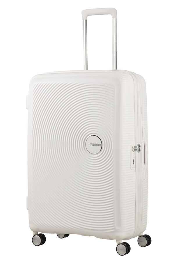 American Tourister Soundbox Spinner erweiterbar 77cm Pure White