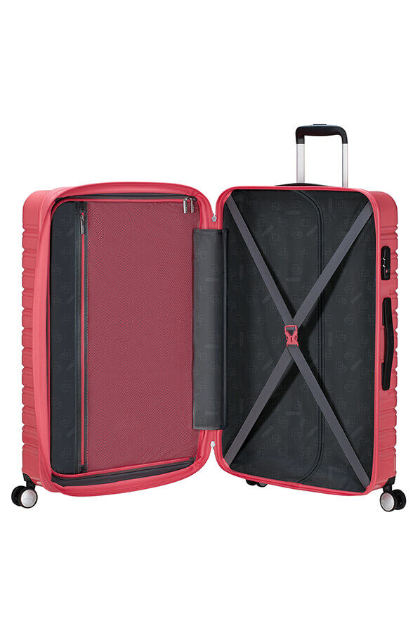 Flashline Pop Large Check-in | American Tourister Flashline Pop Spinner Exp TSA 78cm  Coral Pink