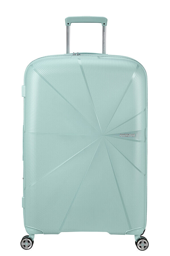 American Tourister StarVibe Spinner Expandable TSA 77cm  Metallic Surf Blue American Tourister StarVibe Spinner Expandable TSA 77cm  Metallic Surf Blue