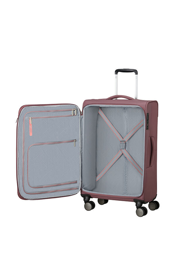 American Tourister Wanderlite Spinner EXP TSA M  Galactic Mauve