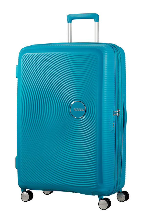 American Tourister Soundbox Spinner erweiterbar 77cm Summer Blue