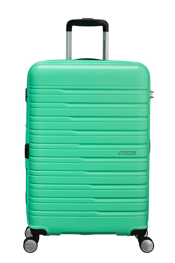 Flashline Pop Medium Check-in | American Tourister Flashline Pop Spinner Exp TSA 67cm  Light Green