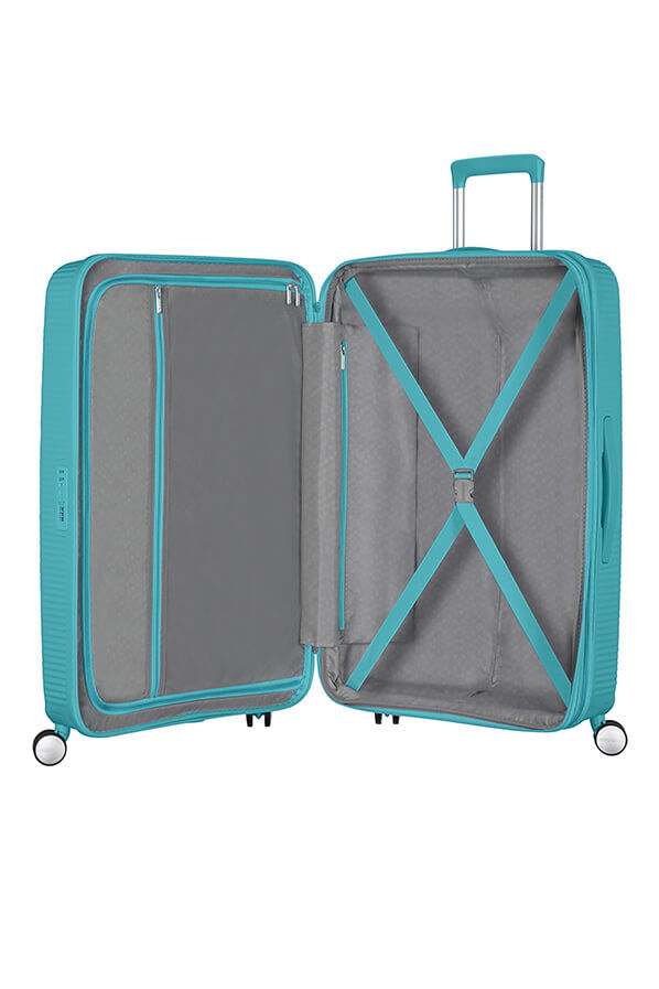 American Tourister Soundbox Spinner Expandable 77cm  Turquoise Tonic American Tourister Soundbox Spinner Expandable 77cm  Turquoise Tonic