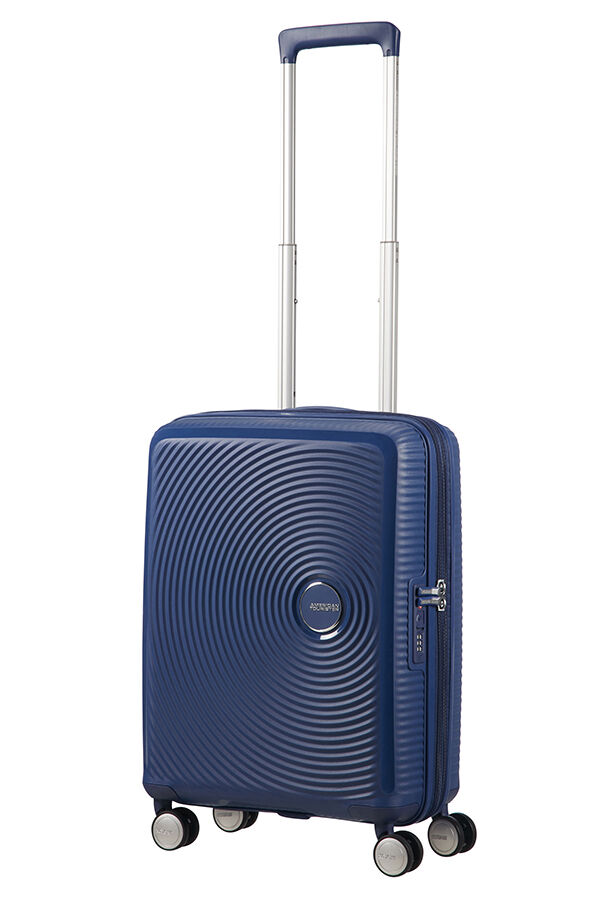 American Tourister Soundbox Spinner erweiterbar 55cm Midnight Navy