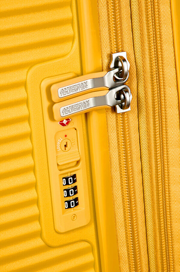 41 L Golden Yellow Gelb 55 cm American Tourister Soundbox Spinner S Erweiterbar Handgepäck 