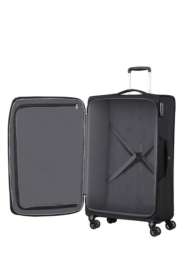 American Tourister Crosstrack Spinner Expandable 79cm  Black/Grey