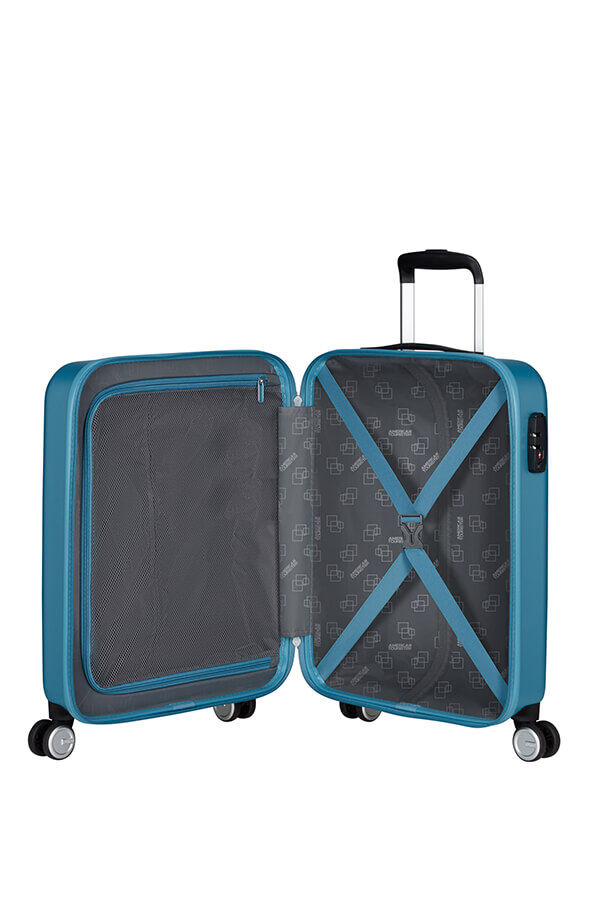 Astrobeam Cabin luggage | American Tourister Astrobeam Spinner TSA 55cm  Icy Aqua