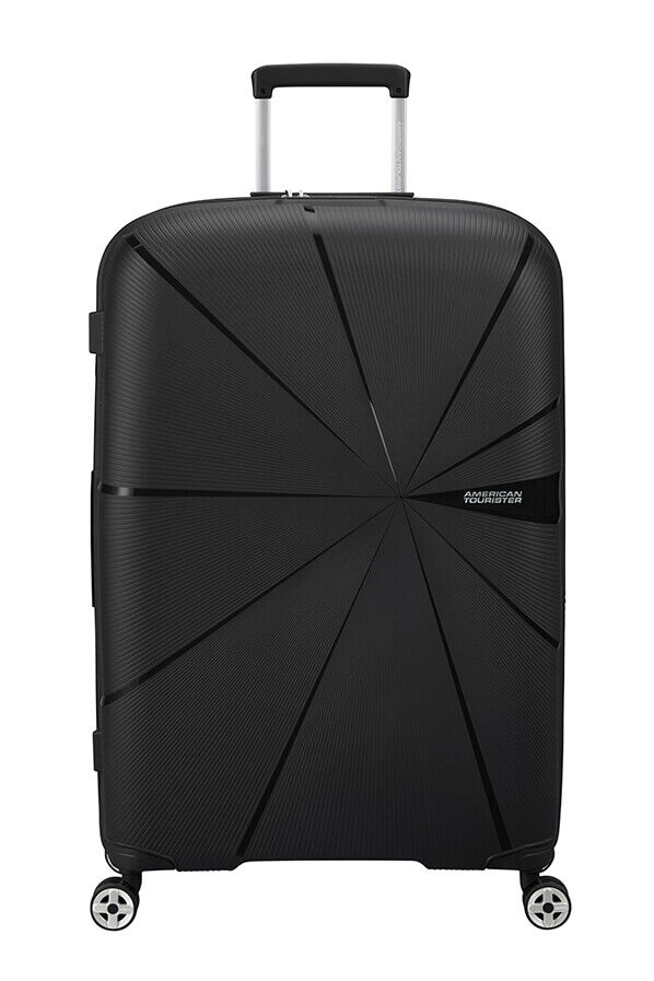 American Tourister Starvibe Spinner Expandable 77cm Black American Tourister Starvibe Spinner Expandable 77cm Black
