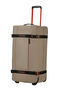 American Tourister Urban Track Duffle with Wheels Coated L  Beige/Orange