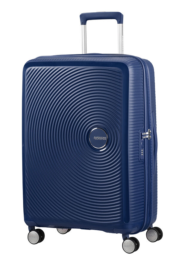 American Tourister Soundbox Spinner erweiterbar 67cm Midnight Navy