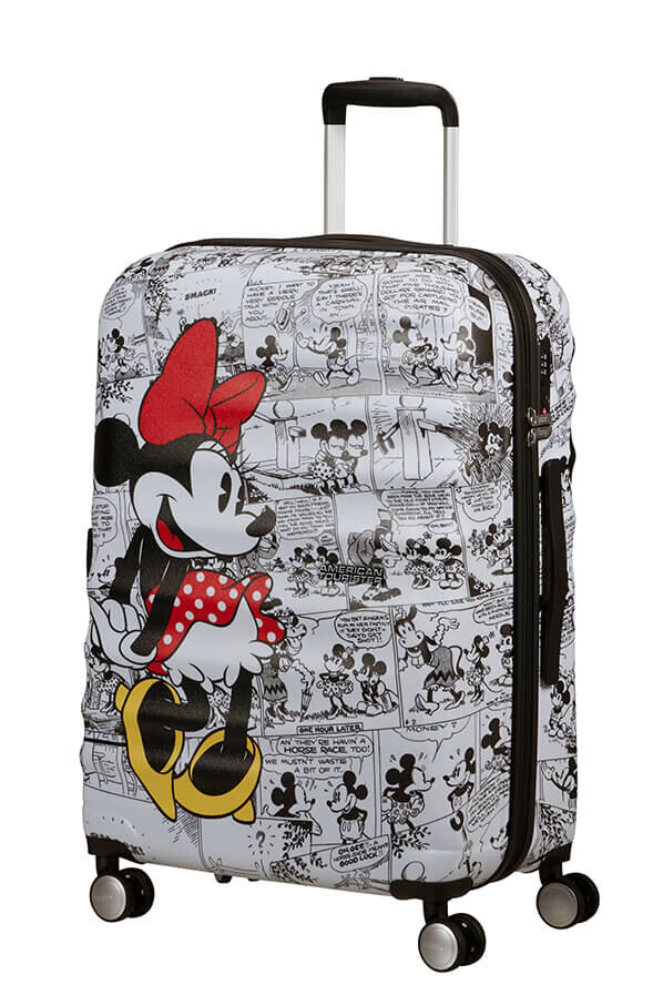American Tourister Disney Wavebreaker Spinner TSA Disney Fl 67cm  Minnie Comics White American Tourister Disney Wavebreaker Spinner TSA Disney Fl 67cm  Minnie Comics White