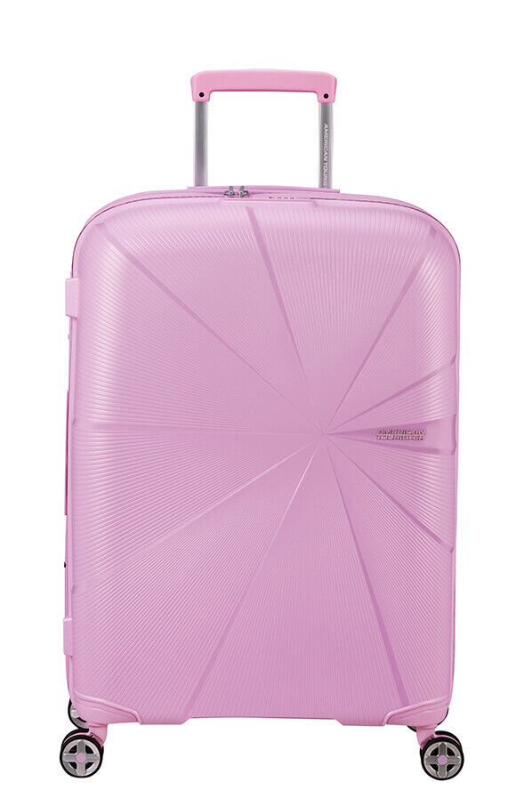American Tourister StarVibe Spinner Expandable TSA 67cm  Metallic Pastel Lavender American Tourister StarVibe Spinner Expandable TSA 67cm  Metallic Pastel Lavender