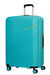 American Tourister Triple Trace Trolley mit 4 Rollen Erweiterbar 76cm Turquoise/Yellow