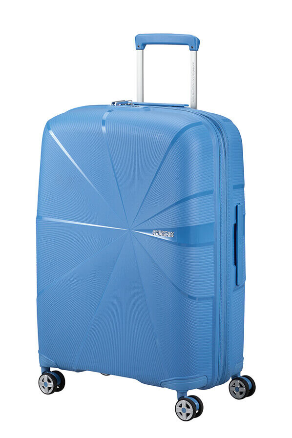 American Tourister Starvibe Spinner Expandable TSA 67cm Tranquil Blue American Tourister Starvibe Spinner Expandable TSA 67cm Tranquil Blue
