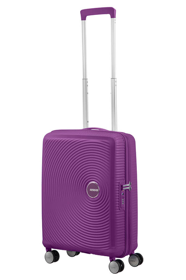 American tourister purple luggage shop