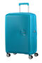 American Tourister Soundbox Spinner erweiterbar 67cm Summer Blue