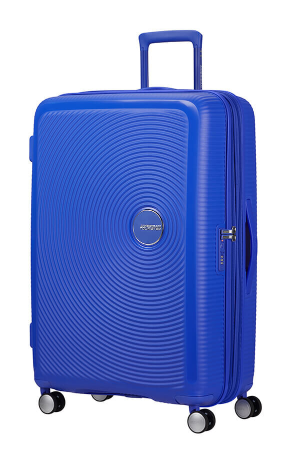 American Tourister SoundBox Spinner Expandable 77cm  Cobalt Blue American Tourister SoundBox Spinner Expandable 77cm  Cobalt Blue