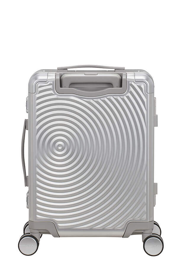 American Tourister Soundbox Alu Spinner TSA 55cm  Silver
