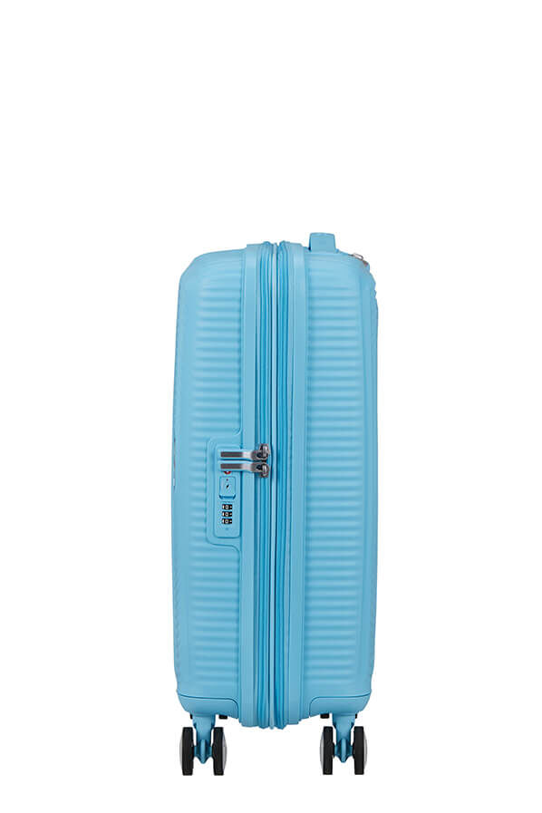 American Tourister SoundBox Spinner TSA Expandable 55cm  Blueberry Fizz