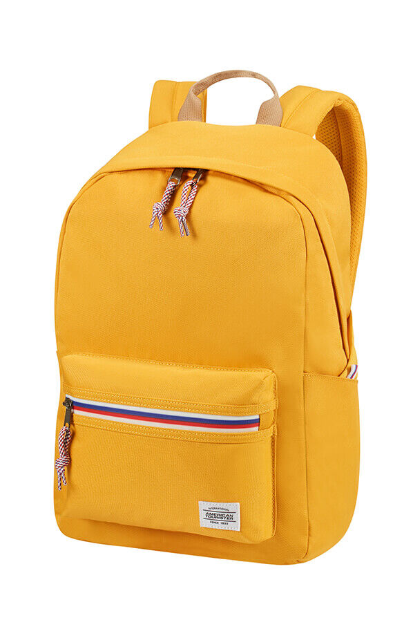American tourister yellow backpack deals