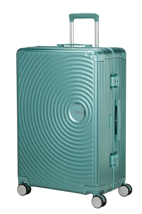 American Tourister Soundbox Alu Spinner TSA 77cm  Dusty Turquoise