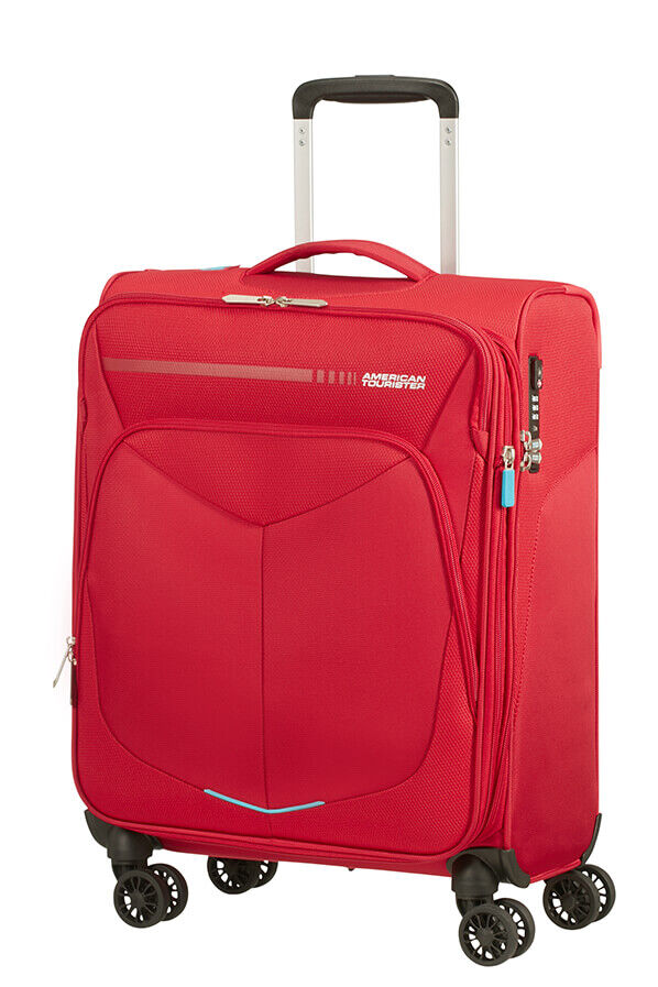 American Tourister Summerfunk Spinner Exp TSA 55cm  Red American Tourister Summerfunk Spinner Exp TSA 55cm  Red