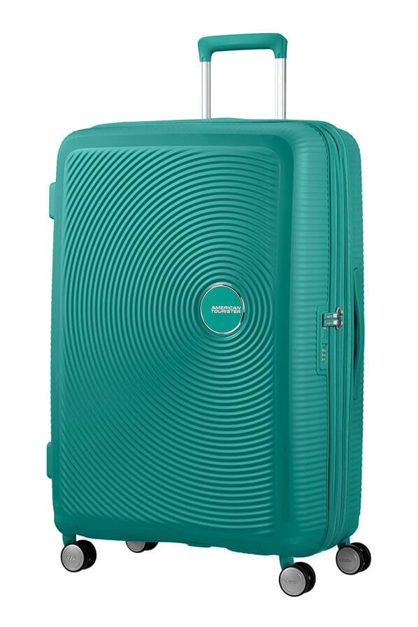 American Tourister Soundbox Spinner TSA Expandable 77cm  Forest Green