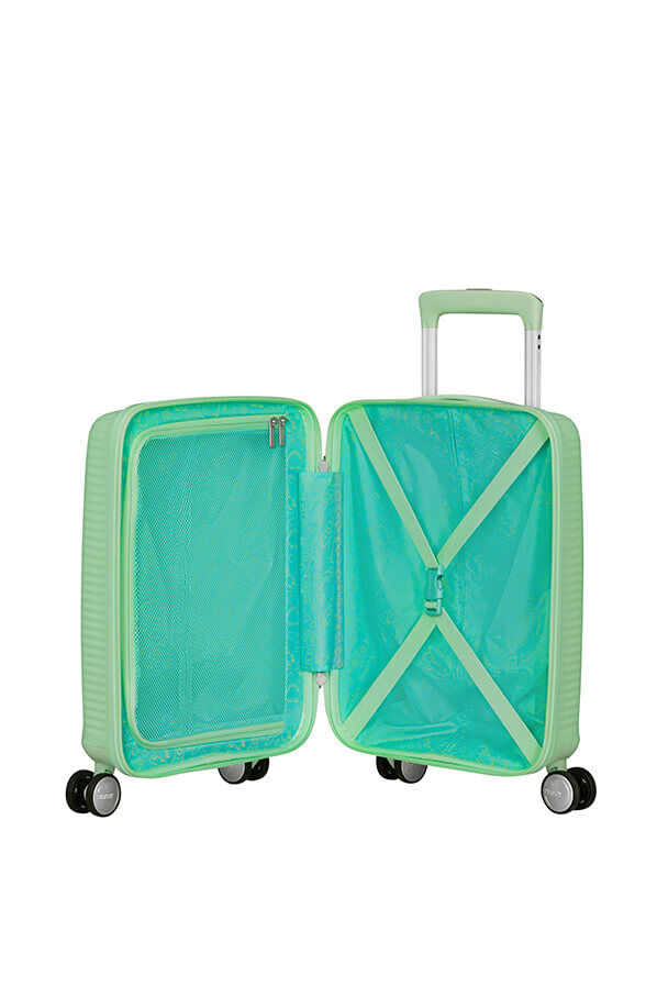 American Tourister Soundbox Mini Spinner 47cm  Pastel Green American Tourister Soundbox Mini Spinner 47cm  Pastel Green