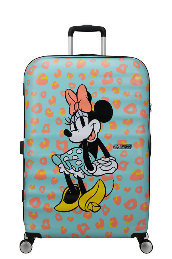 American Tourister Disney Wavebreaker Spinner TSA Disney Fl 77cm  Minnie Pastel Dots