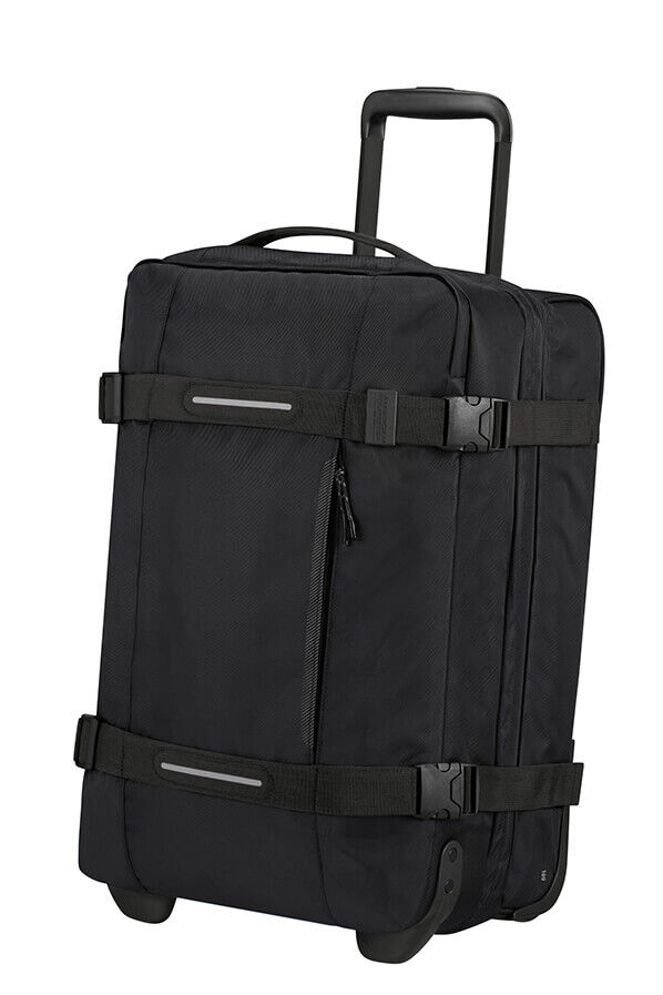 American Tourister Urban Track Duffle with Wheels S  Asphalt Black American Tourister Urban Track Duffle with Wheels S  Asphalt Black