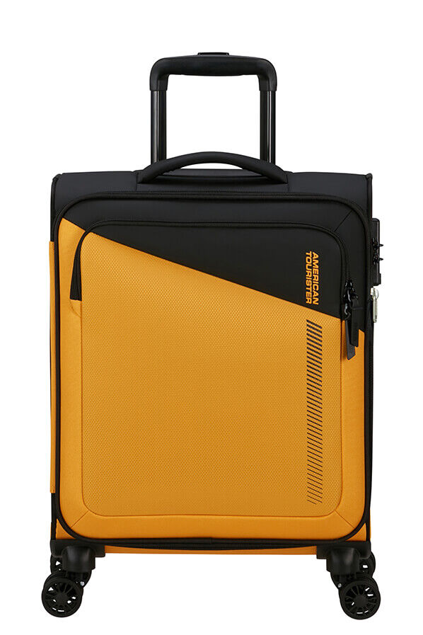 American Tourister Daring Dash Spinner Expandable TSA S  Black/Yellow American Tourister Daring Dash Spinner Expandable TSA S  Black/Yellow